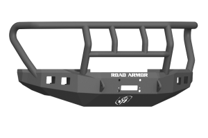 Ford F-250 Front Bumper - Road Armor - Stealth Wide Fender with Titan II Guard - Textured Black - `17-`20